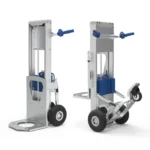 Electric-Material-Lift-Stacker-and-Motorized-Hand-Trucks-Dolly-Moving-Cart-375-lbs-Capacity-32-3-Max-Lift-Height-of-Loading-Plate