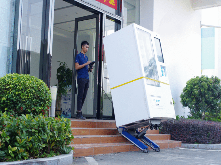 moving vending machine upstairs