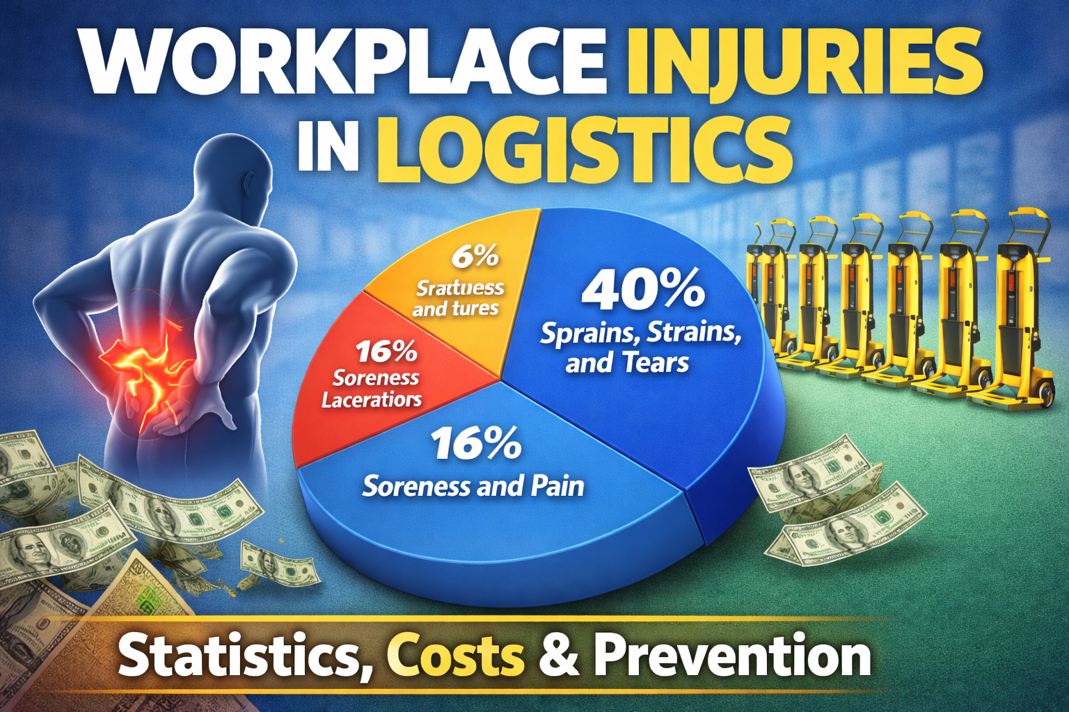 Workplace Injuries Statistics Report in Logistics & Moving